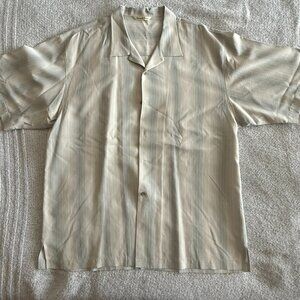 Tommy Bahama 100% Silk Camp Shirt ~ Size XL